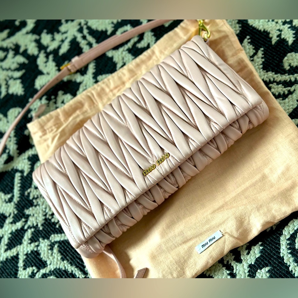 LIGHT PINK MIU MIU crossbody